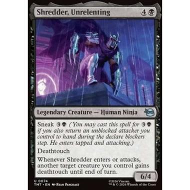 Shredder, Unrelenting - Shredder, Unrelenting - [TMT][NM] [Foil]