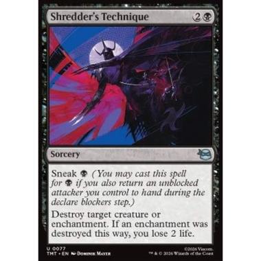 Shredder's Technique - Shredder's Technique - [TMT][NM] [Foil]