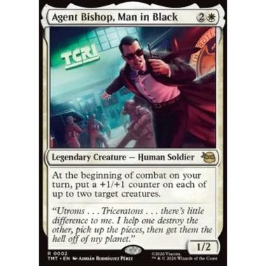 Agent Bishop, Man in Black - Agent Bishop, Man in Black - [TMT][NM] [Foil]