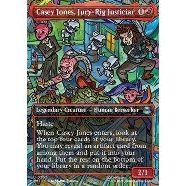 Casey Jones, Jury-Rig Justiciar - Casey Jones, Jury-Rig Justiciar - [XTMT][NM] [Foil]
