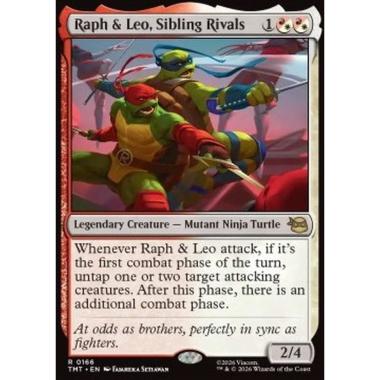 Raph & Leo, Sibling Rivals - Raph & Leo, Sibling Rivals - [TMT][NM] [Foil]