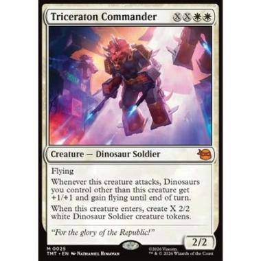 Triceraton Commander - Triceraton Commander - [TMT][NM] [Foil]