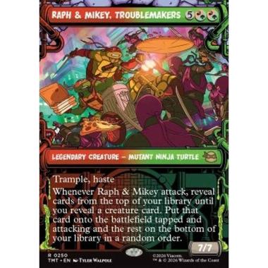 Raph & Mikey, Troublemakers - Raph & Mikey, Troublemakers - [XTMT][NM] [Foil]