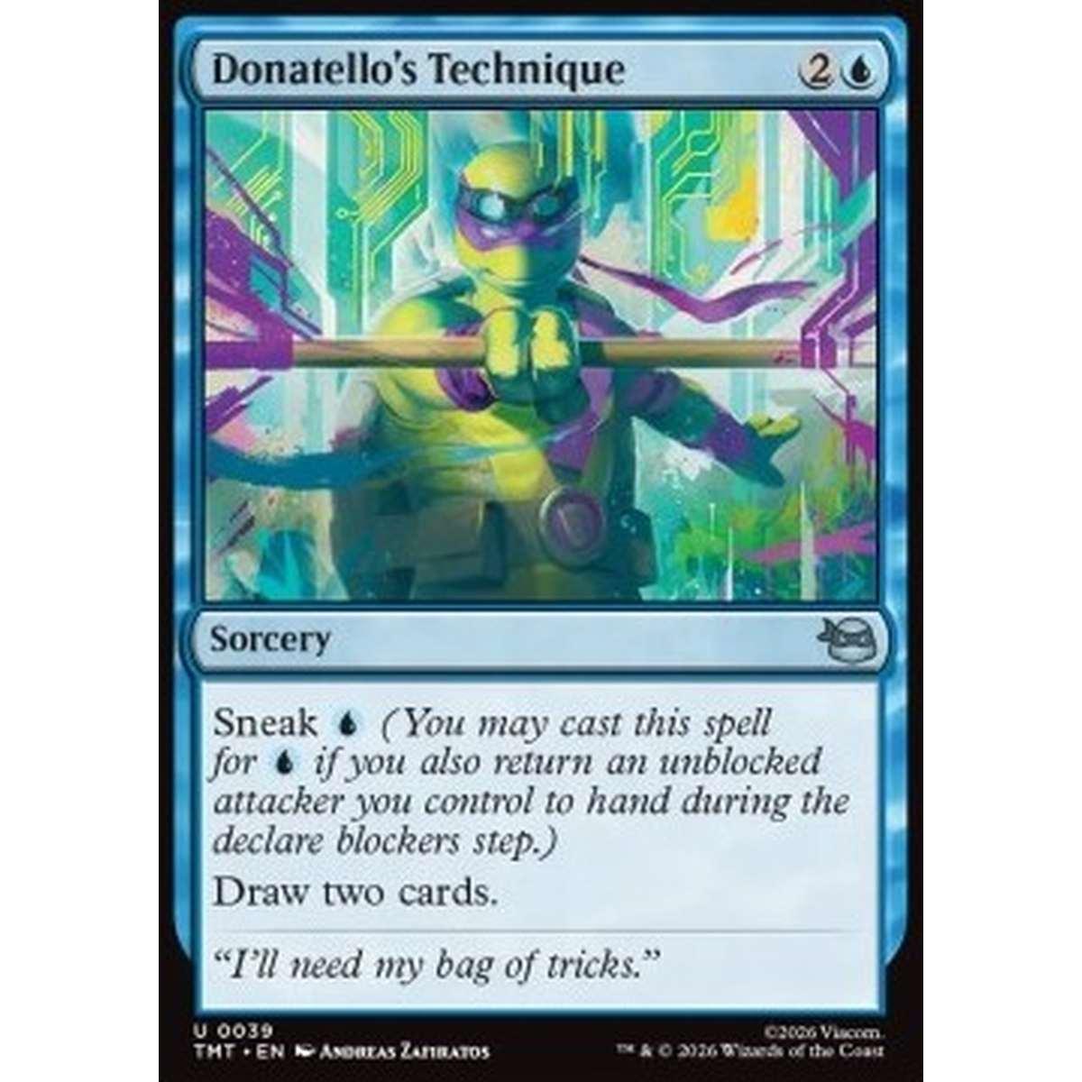 Donatello's Technique - Donatello's Technique - [TMT][NM] [Foil]