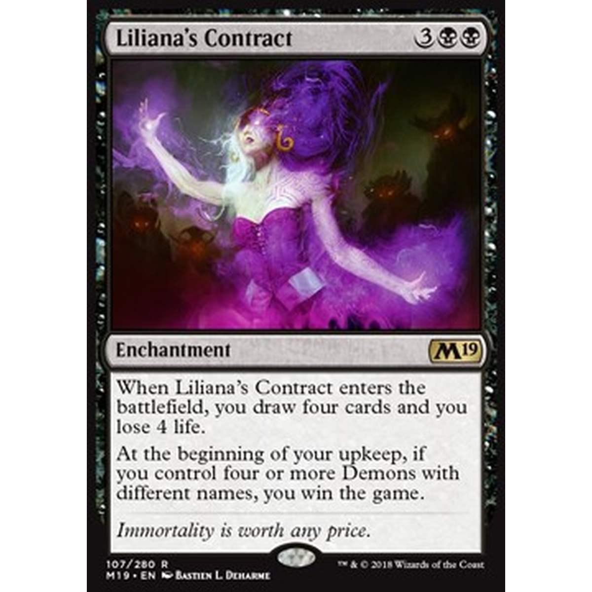 Liliana's Contract - Liliana's Contract - [M19][NM]
