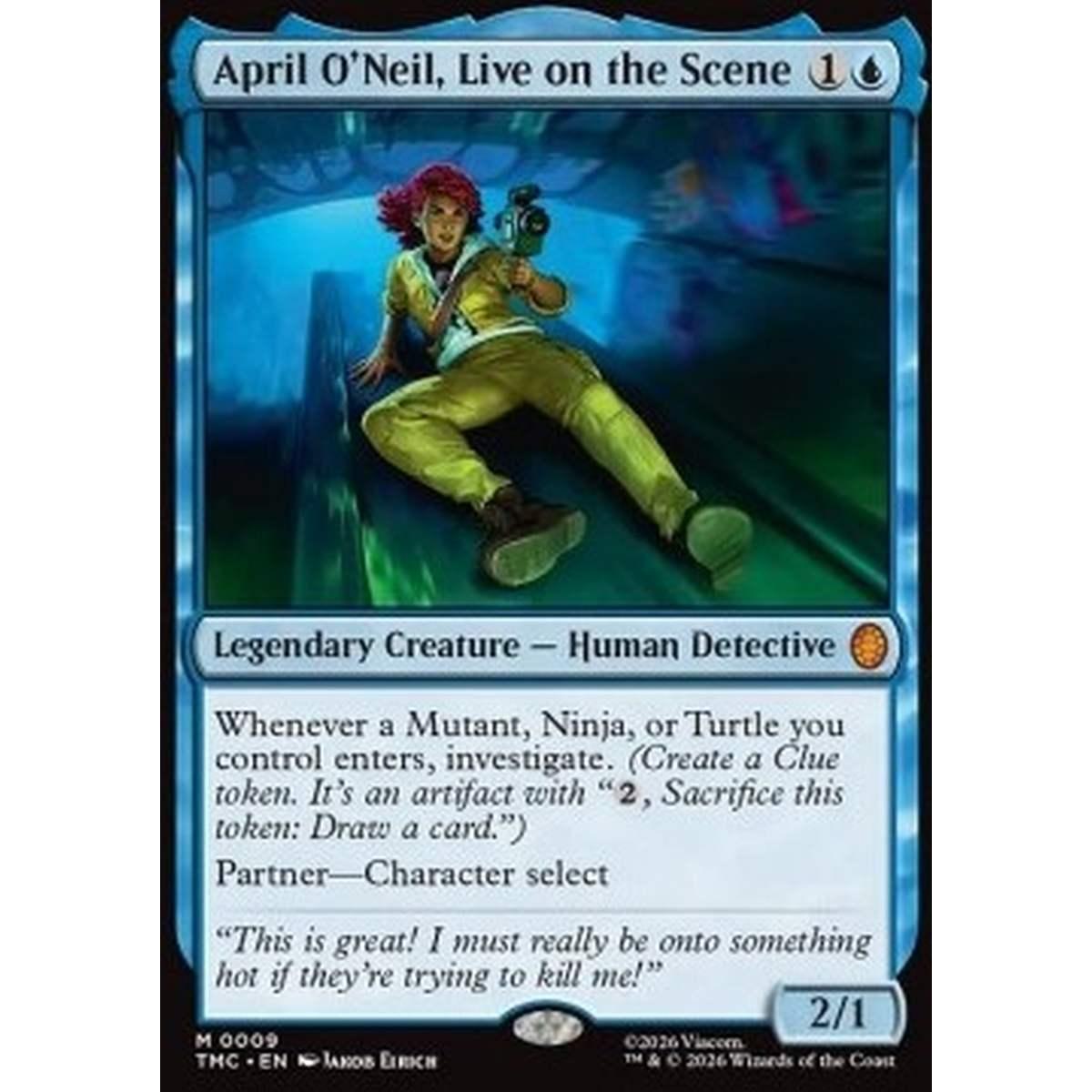 April O'Neil, Live on the Scene - April O'Neil, Live on the Scene - [TMC][NM]
