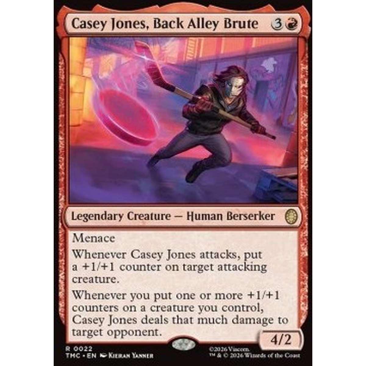 Casey Jones, Back Alley Brute - Casey Jones, Back Alley Brute - [TMC][NM]