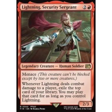 Lightning, Security Sergeant (V.2) - Lightning, Security Sergeant (V.2) - [XFIN][NM]