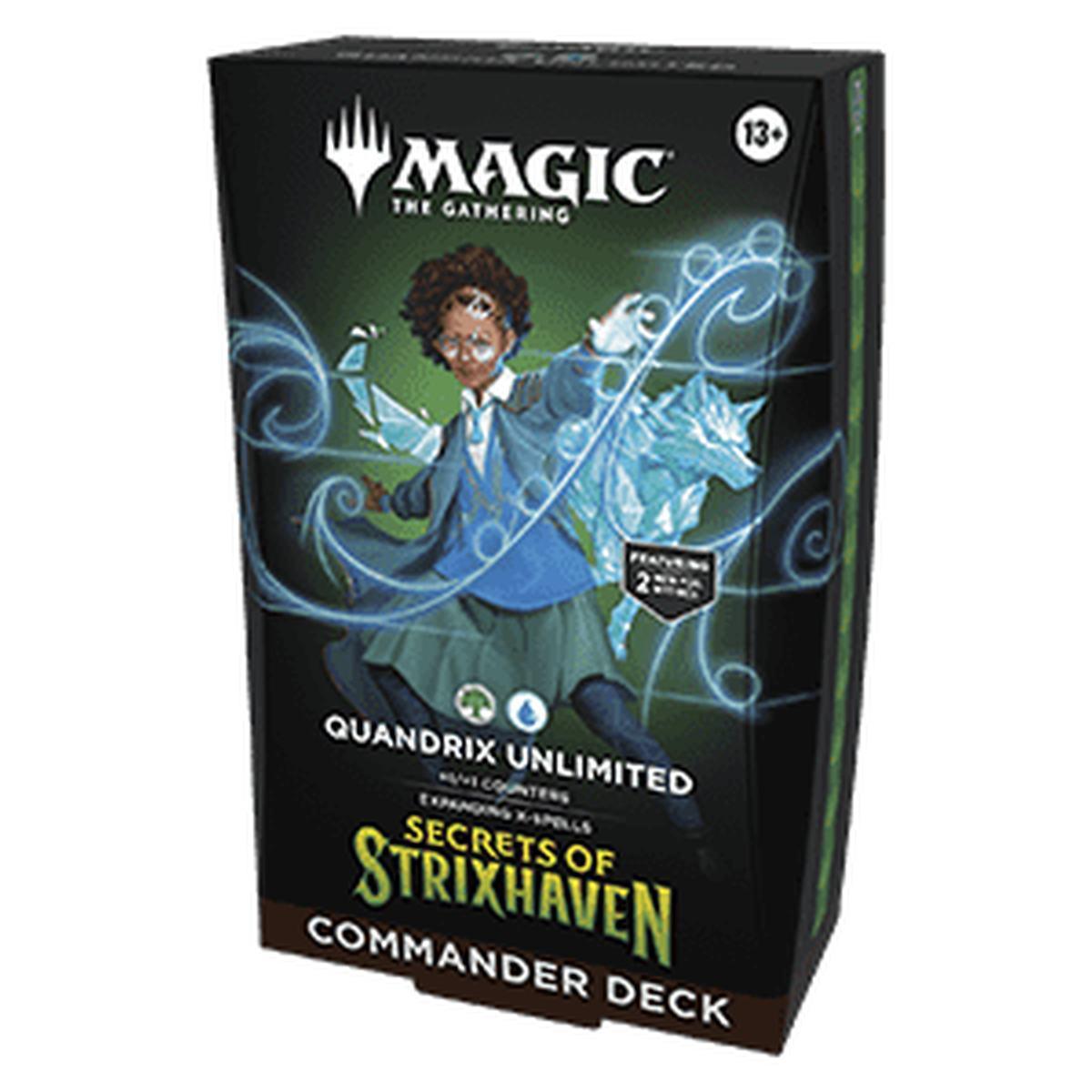 Secrets of Strixhaven - Mazzo Commander Deck Quandrix Unlimited ITA