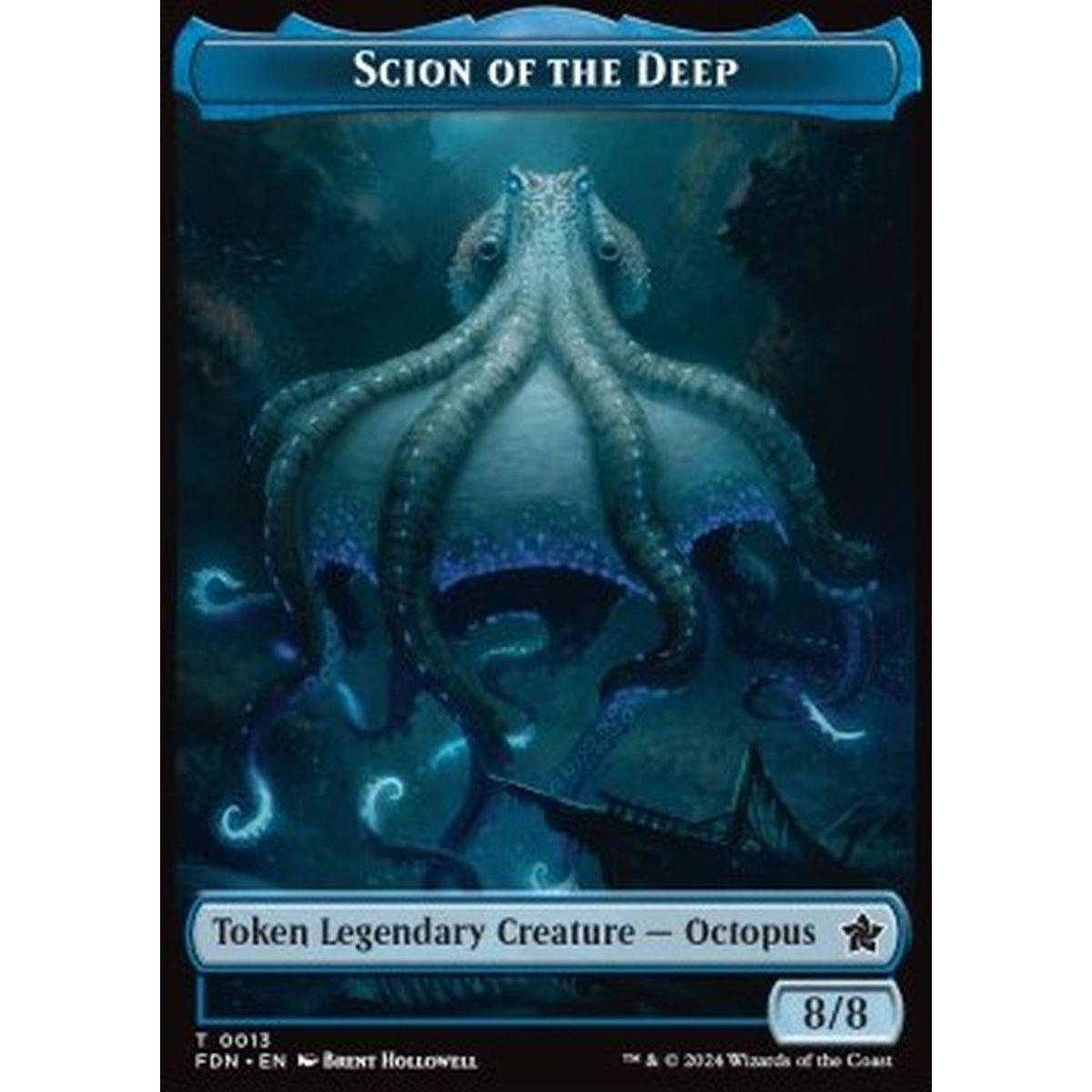 Scion of the Deep Token (U 8/8) // Koma's Coil Token (U 3/3) - Scion of the Deep Token (U 8/8) // Koma's Coil Token (U 3/3) - [TFDN][NM]