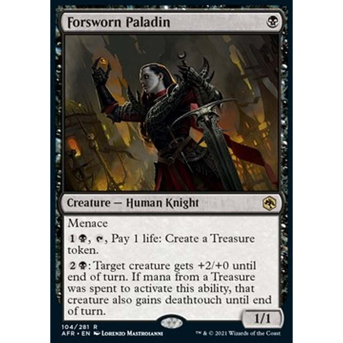 Forsworn Paladin - Paladina Rinnegata - [AFR][NM]