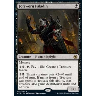 Forsworn Paladin - Paladina Rinnegata - [AFR][NM]