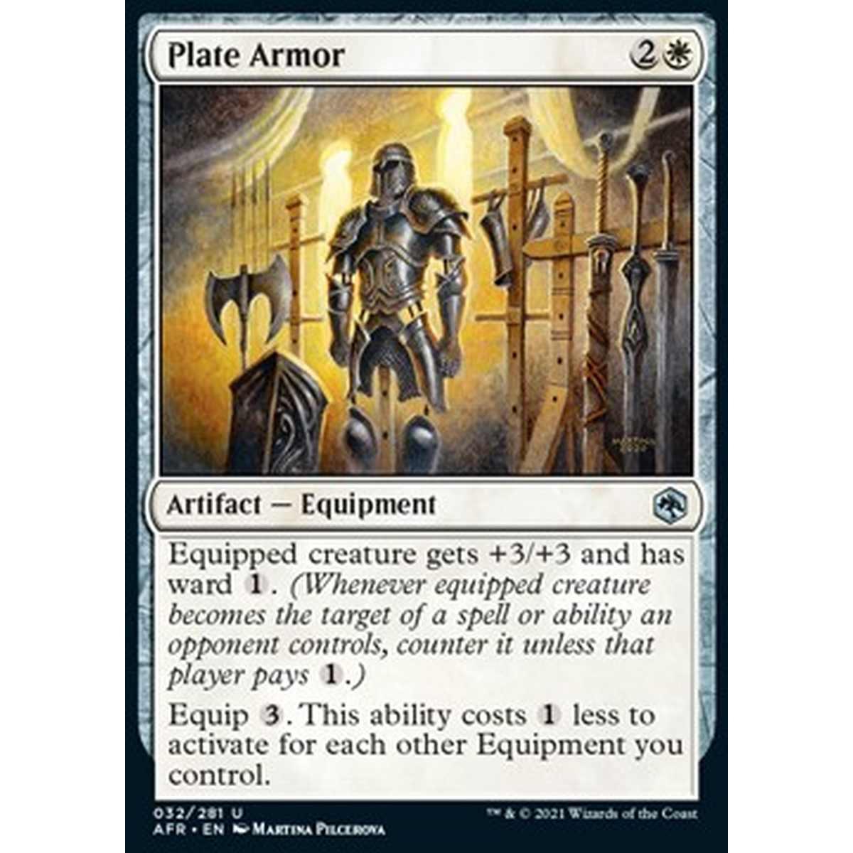 Plate Armor - Plate Armor - [AFR][NM] [Foil]