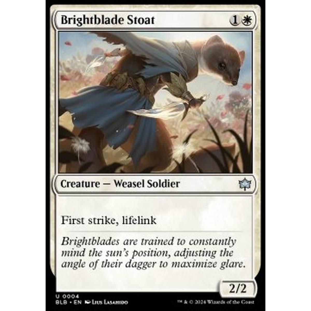 Brightblade Stoat - Brightblade Stoat - [BLB][NM] [Foil]