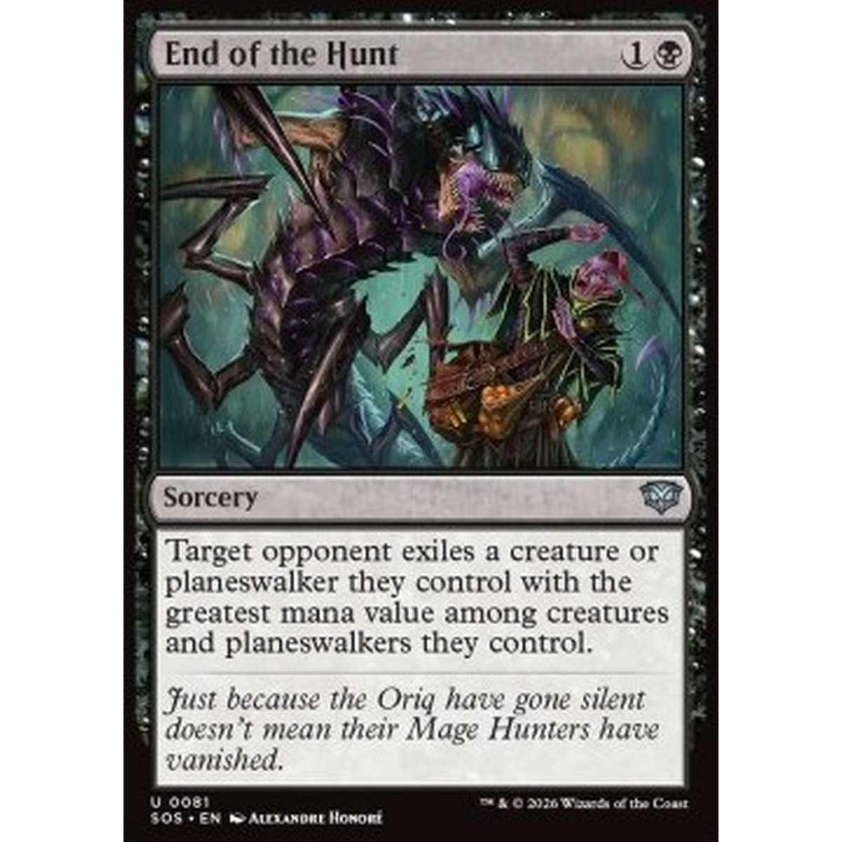 End of the Hunt - End of the Hunt - [SOS][NM]