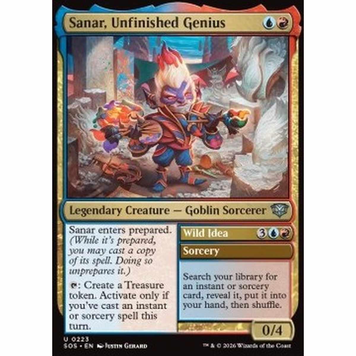 Sanar, Unfinished Genius // Wild Idea - Sanar, Unfinished Genius // Wild Idea - [SOS][NM]