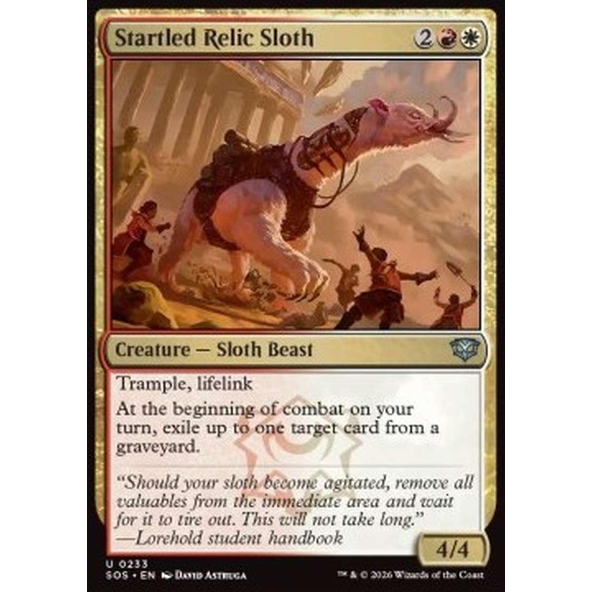 Startled Relic Sloth - Startled Relic Sloth - [SOS][NM]