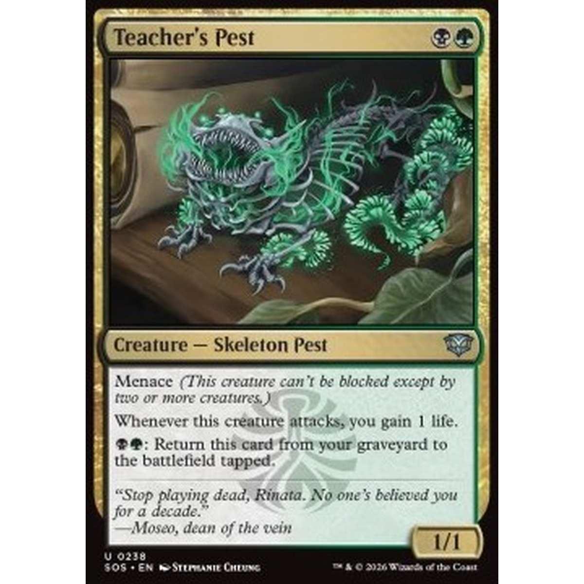 Teacher's Pest - Teacher's Pest - [SOS][NM]