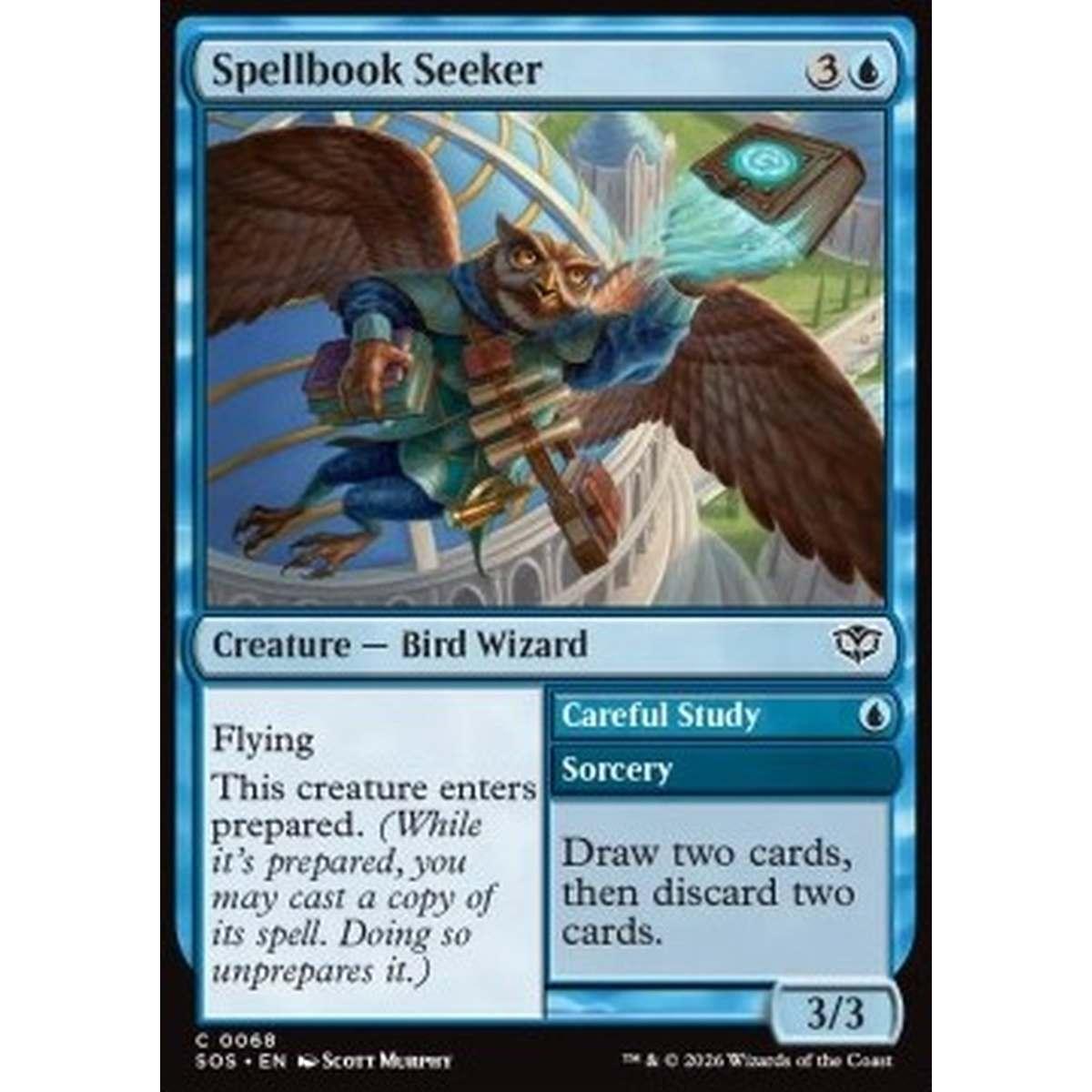 Spellbook Seeker // Careful Study - Spellbook Seeker // Careful Study - [SOS][NM]
