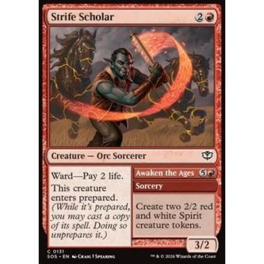 Strife Scholar // Awaken the Ages - Strife Scholar // Awaken the Ages - [SOS][NM]