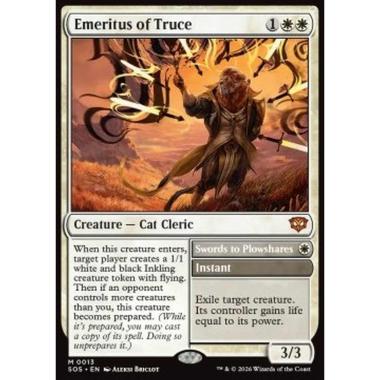 Emeritus of Truce // Swords to Plowshares - Emeritus of Truce // Swords to Plowshares - [SOS][NM]