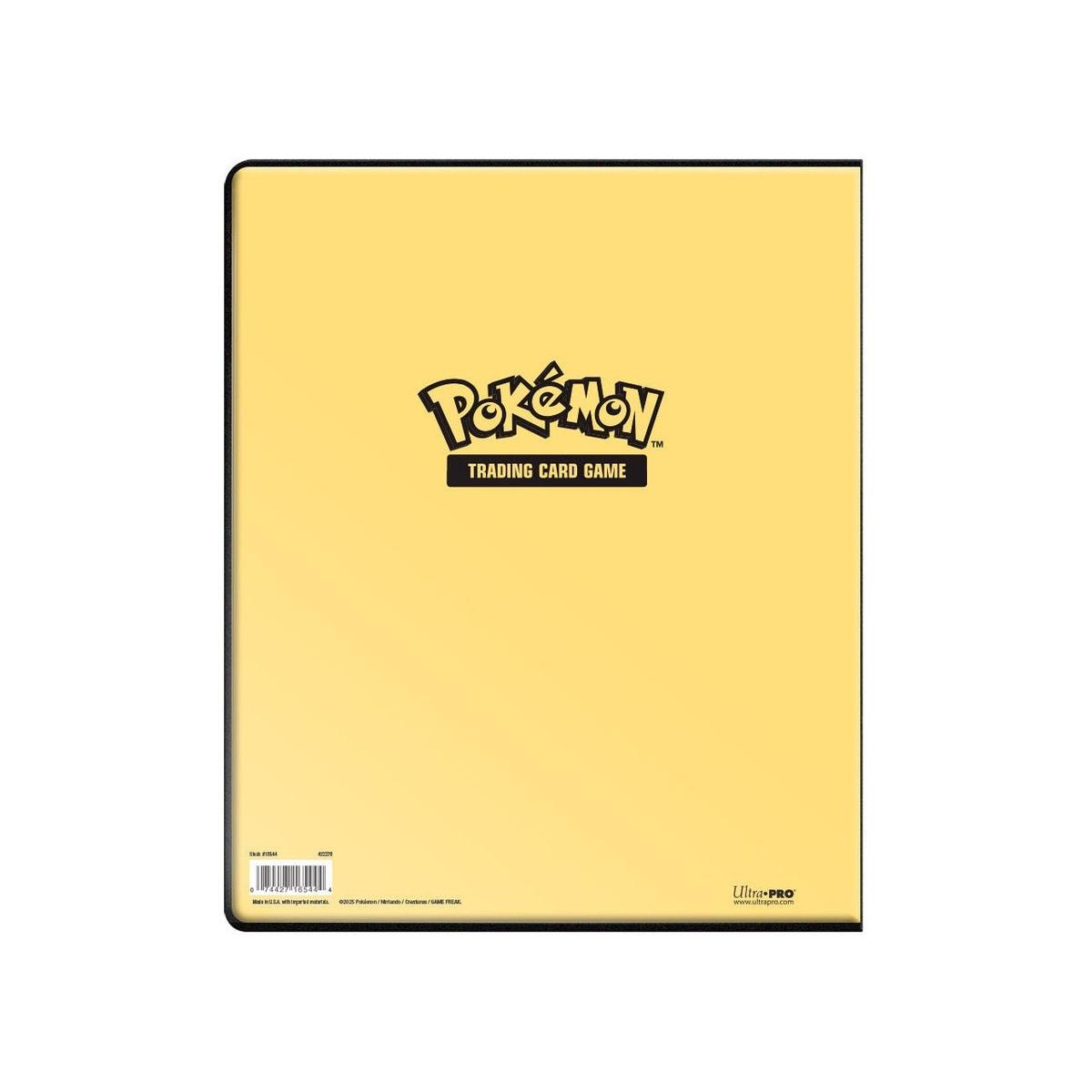 Raccoglitore Album Portfolio Pokemon 9 Tasche Pikachu (Sfondo giallo)