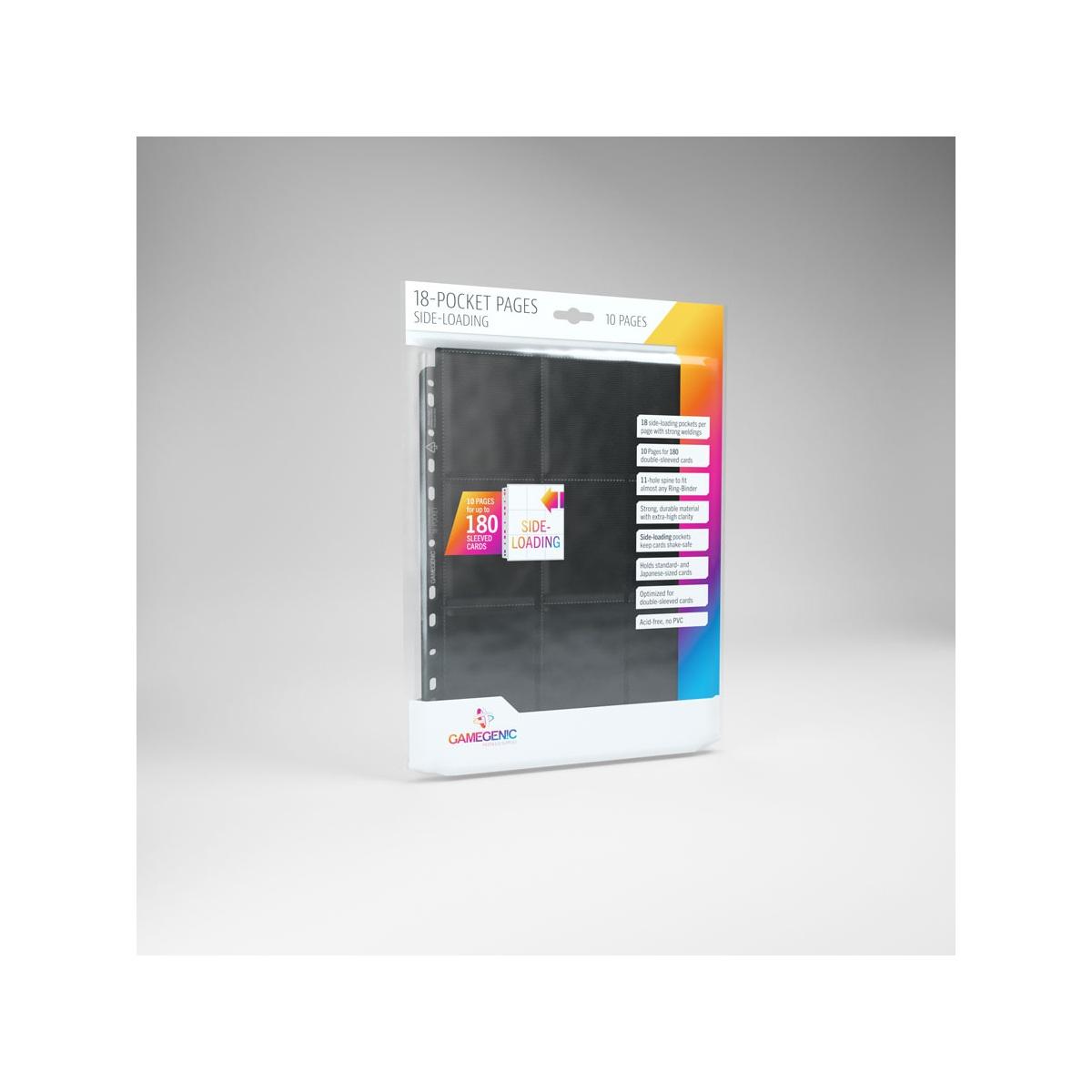 10 FOGLI Pagine Black Side-Loading - Entrata Laterale