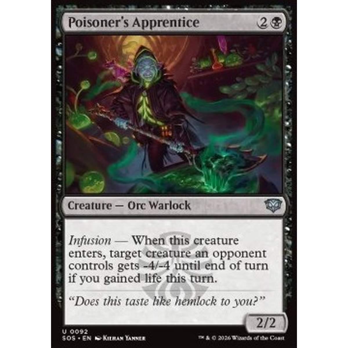 Poisoner's Apprentice - Poisoner's Apprentice - [SOS][NM] [Foil]