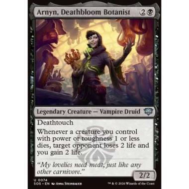 Arnyn, Deathbloom Botanist - Arnyn, Deathbloom Botanist - [SOS][NM] [Foil]