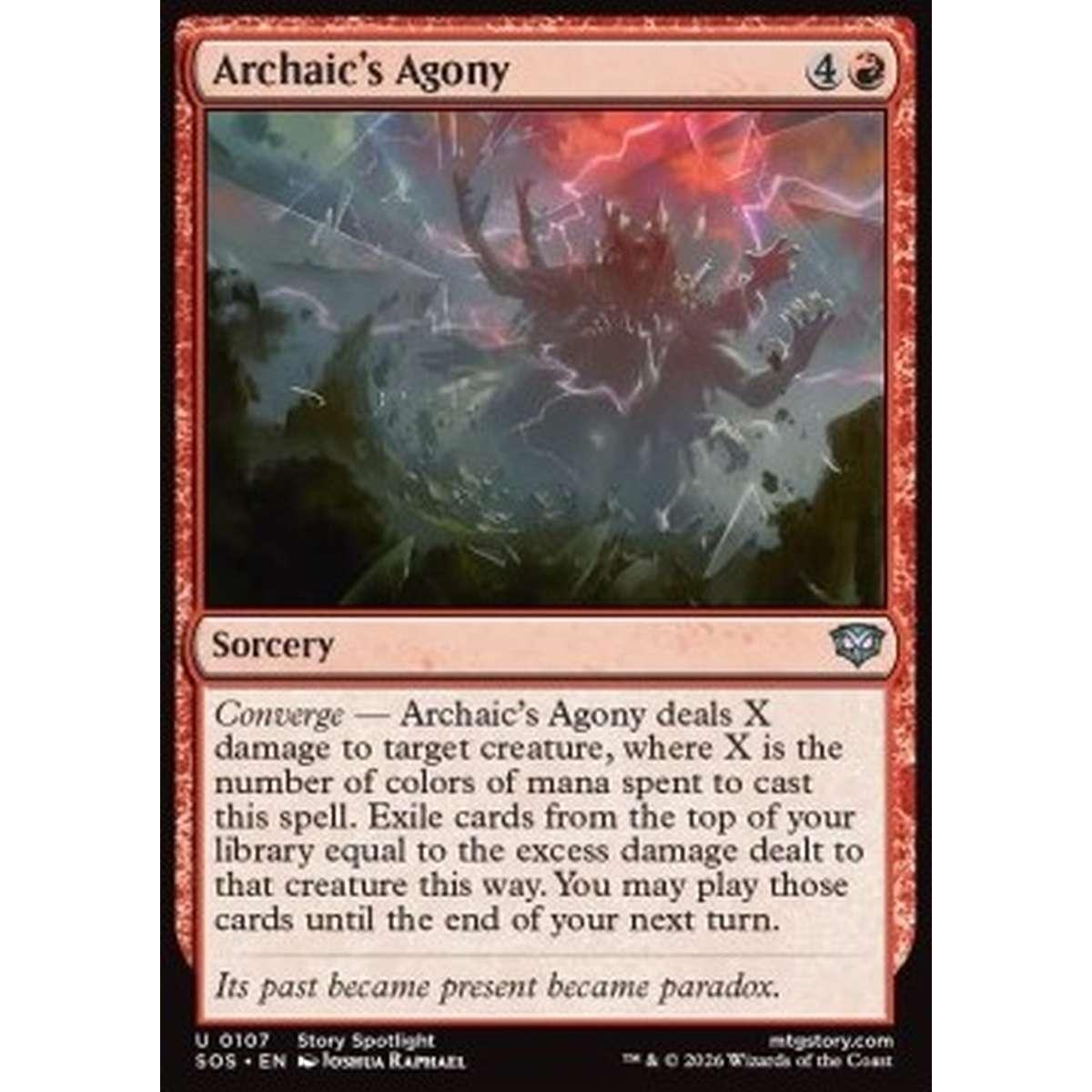 Archaic's Agony - Archaic's Agony - [SOS][NM] [Foil]