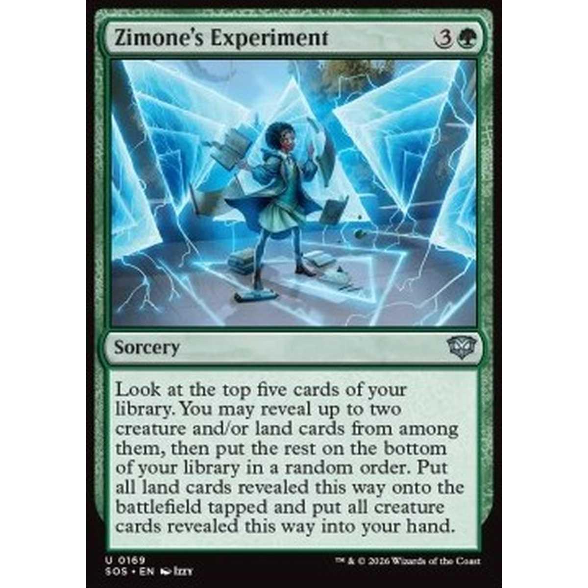 Zimone's Experiment - Zimone's Experiment - [SOS][NM] [Foil]