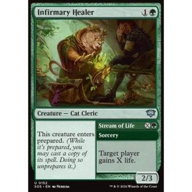 Infirmary Healer // Stream of Life - Infirmary Healer // Stream of Life - [SOS][NM] [Foil]