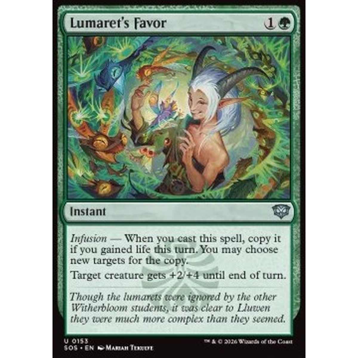 Lumaret's Favor - Lumaret's Favor - [SOS][NM] [Foil]