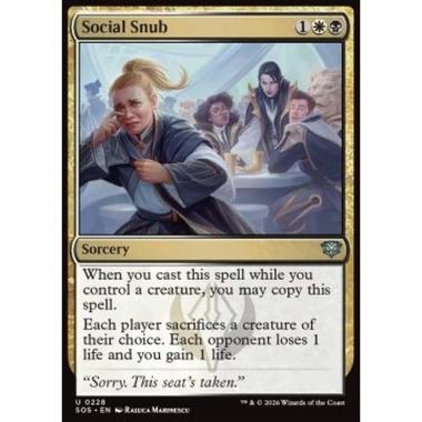 Social Snub - Social Snub - [SOS][NM] [Foil]