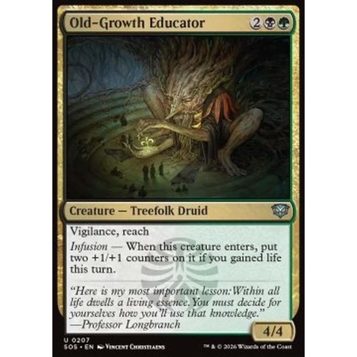 Old-Growth Educator - Old-Growth Educator - [SOS][NM] [Foil]