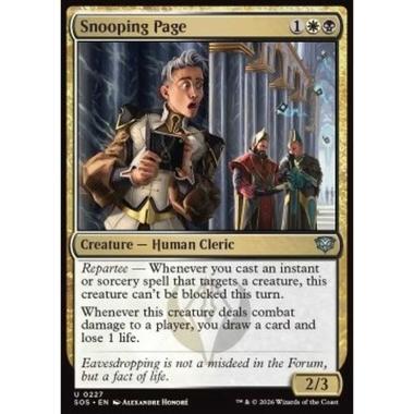 Snooping Page - Snooping Page - [SOS][NM] [Foil]