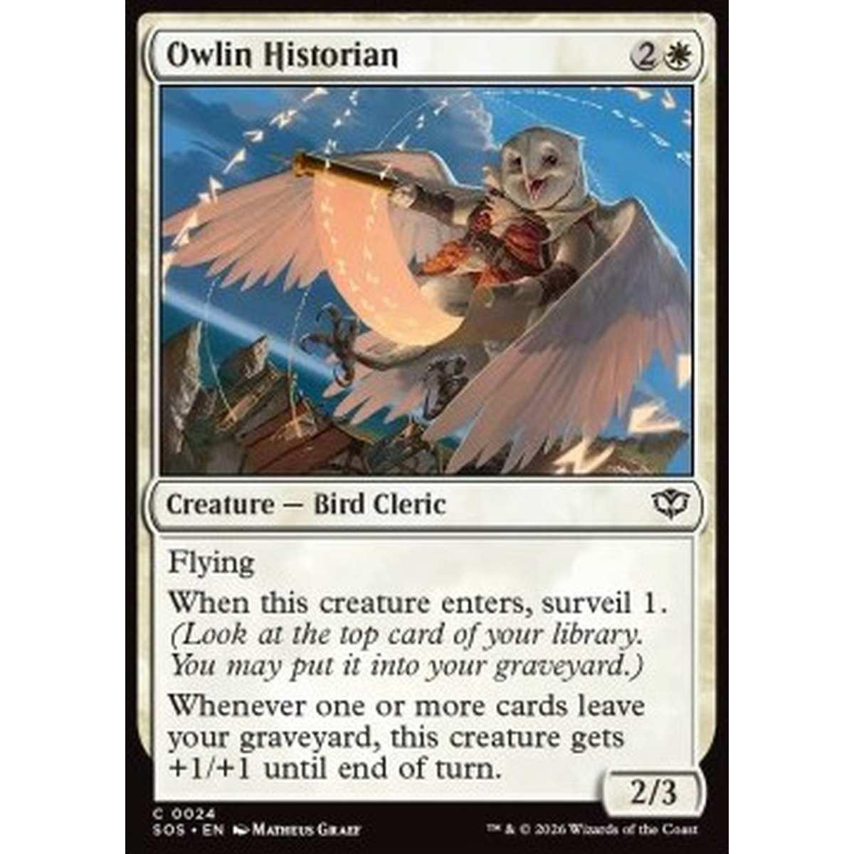 Owlin Historian - Owlin Historian - [SOS][NM] [Foil]