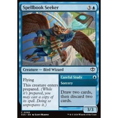 Spellbook Seeker // Careful Study - Spellbook Seeker // Careful Study - [SOS][NM] [Foil]