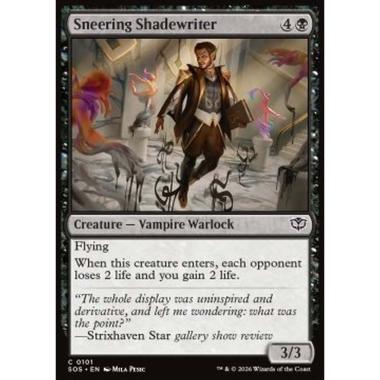 Sneering Shadewriter - Sneering Shadewriter - [SOS][NM] [Foil]