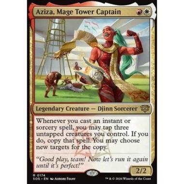 Aziza, Mage Tower Captain - Aziza, Mage Tower Captain - [SOS][NM] [Foil]