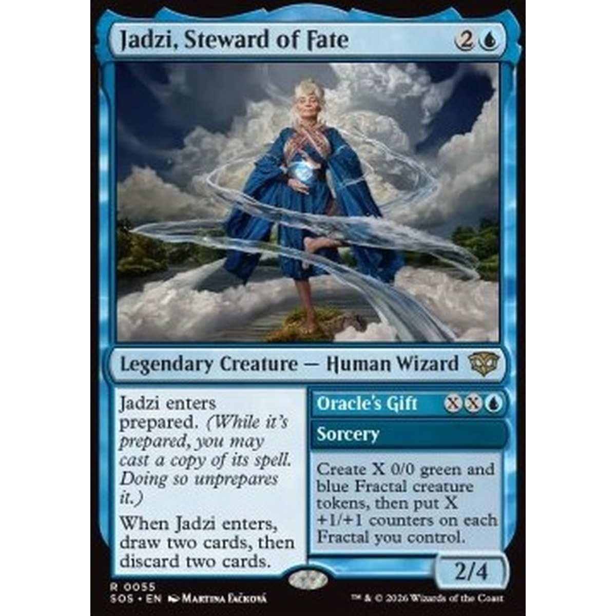 Jadzi, Steward of Fate // Oracle's Gift - Jadzi, Steward of Fate // Oracle's Gift - [SOS][NM] [Foil]