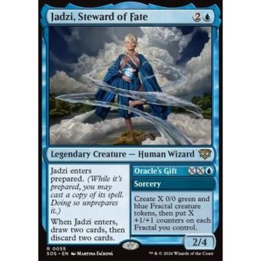Jadzi, Steward of Fate // Oracle's Gift - Jadzi, Steward of Fate // Oracle's Gift - [SOS][NM] [Foil]