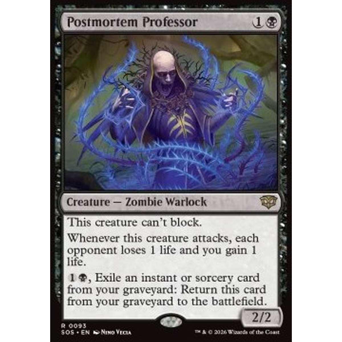 Postmortem Professor - Postmortem Professor - [SOS][NM] [Foil]