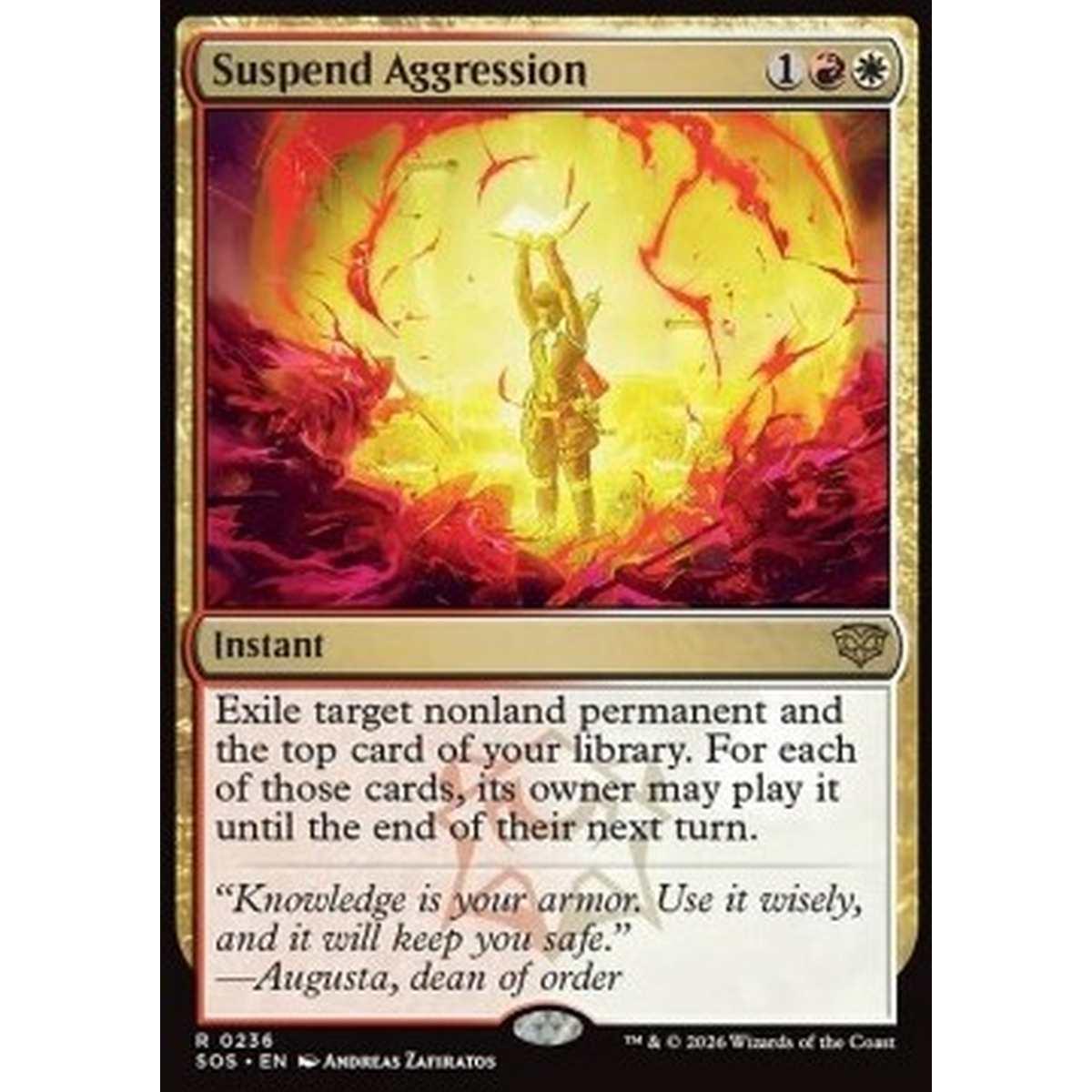 Suspend Aggression - Suspend Aggression - [SOS][NM] [Foil]