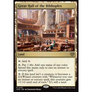 Great Hall of the Biblioplex - Great Hall of the Biblioplex - [SOS][NM] [Foil]