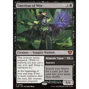 Emeritus of Woe // Demonic Tutor - Emeritus of Woe // Demonic Tutor - [SOS][NM] [Foil]