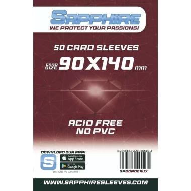 Sapphire Sleeves: 50 Bustine 90X140 mm