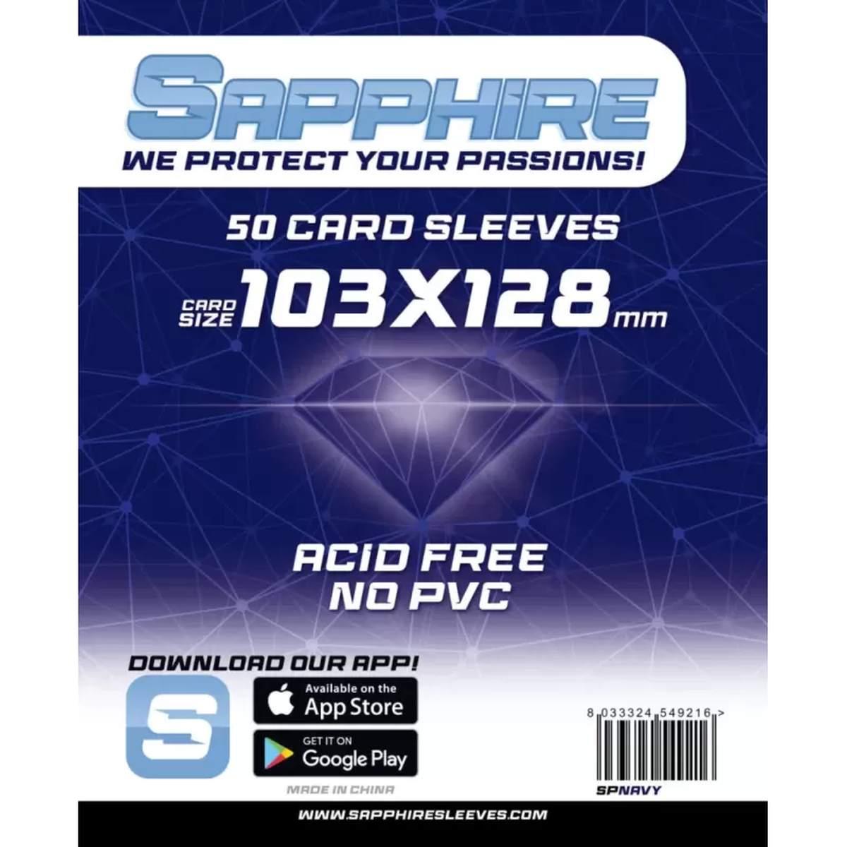 Sapphire Sleeves: 50 Bustine 103x128 mm