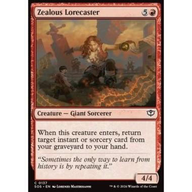 Zealous Lorecaster - Zealous Lorecaster - [SOS][NM] [Foil]