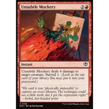 Unsubtle Mockery - Unsubtle Mockery - [SOS][NM] [Foil]